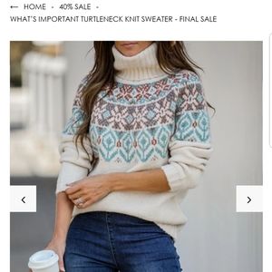 Vici turtleneck sweater